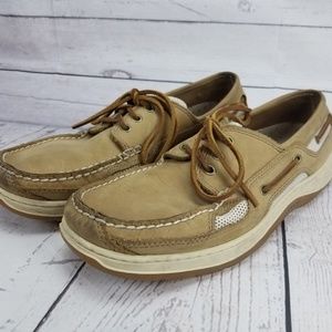 Sebago Men's Becket Boat Shoes Stone US 10